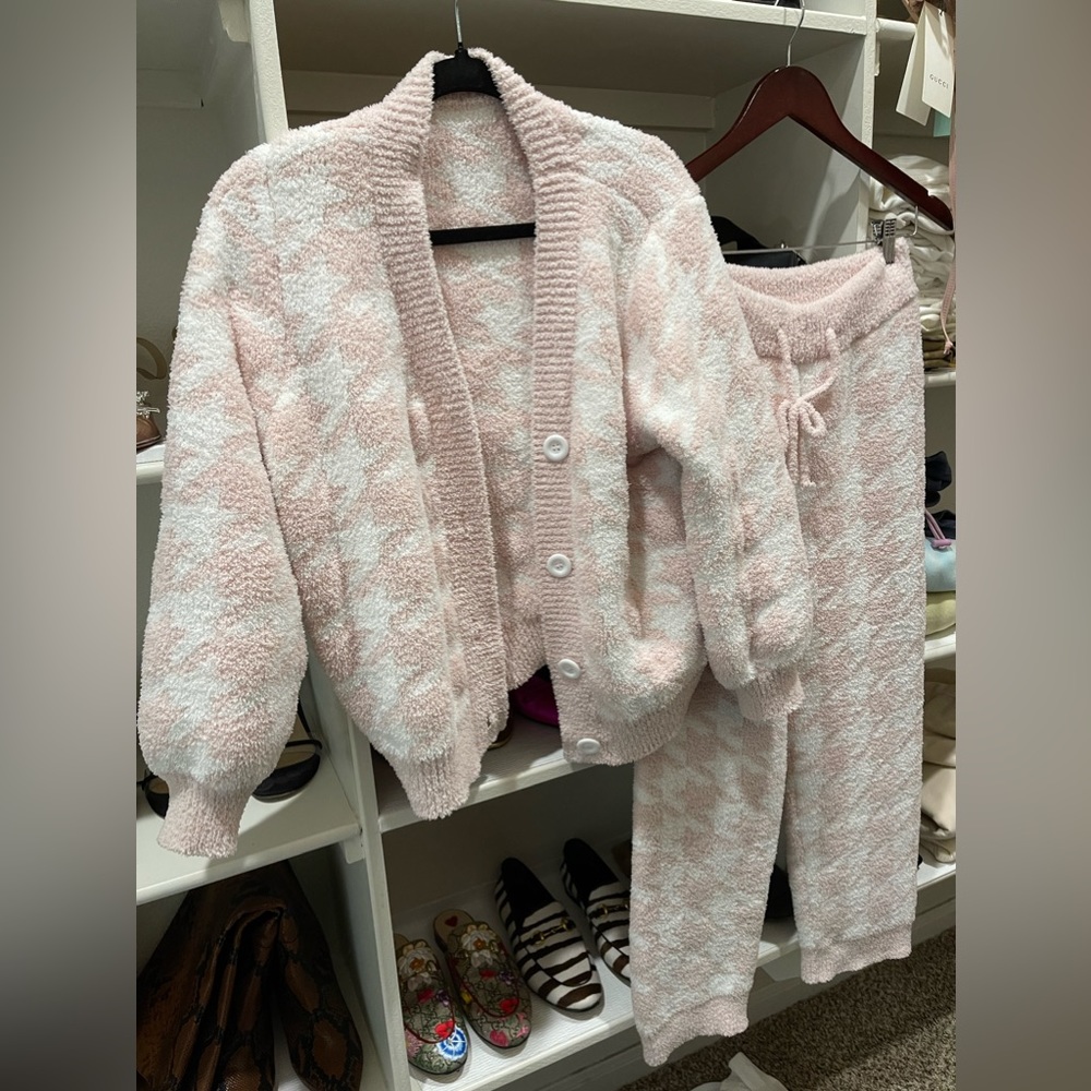 Two piece cozy sweater set